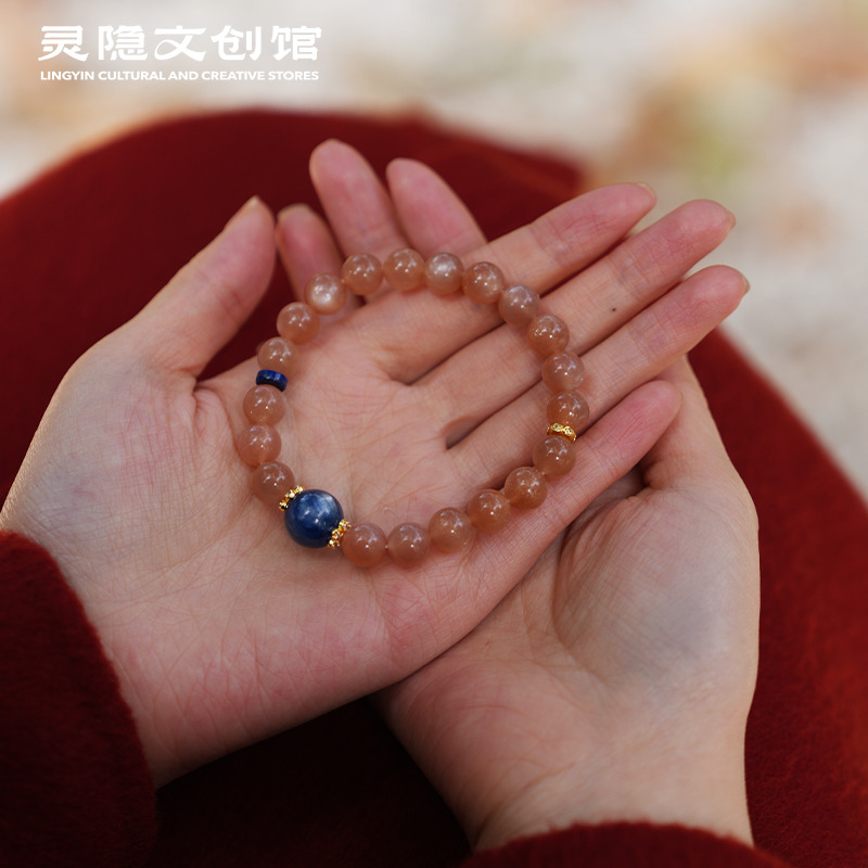 13127335.【灵隐景区直发】太阳石手链925银女生手链