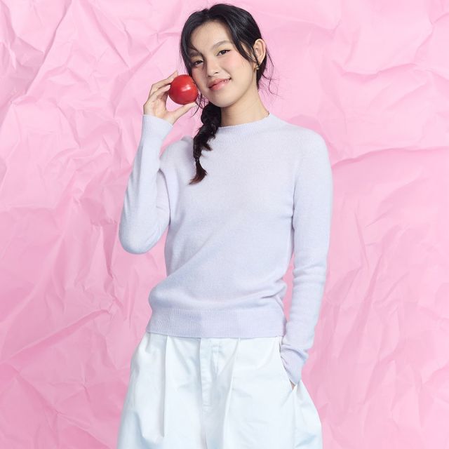 13843256.半高领针织衫26秋冬新款纯色女羊毛衫