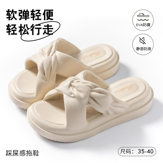 10855252.踩屎感拖鞋女夏季厚底增高2024款室内家居防滑凉拖鞋外穿沙滩鞋