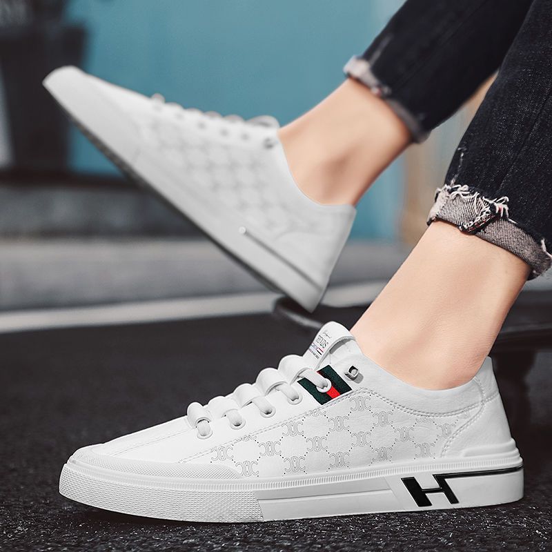 10862769.2024早秋款休闲男鞋户外运动板鞋小白鞋韩版时尚潮鞋男低帮