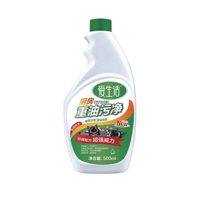 12340507.【500ml*3送一个泵头】绿叶爱生活厨房重油污净强力清洁油烟