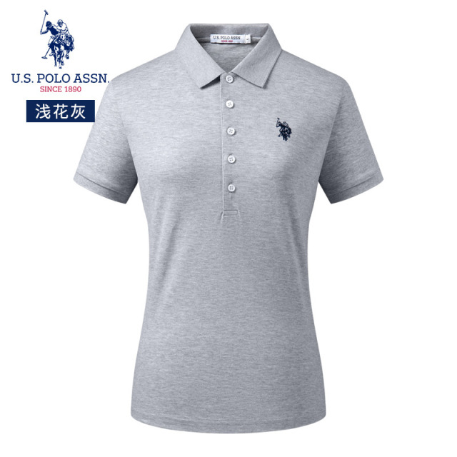 10772144.U.S.POLO ASSN经典女款刺绣Polo衫短袖
