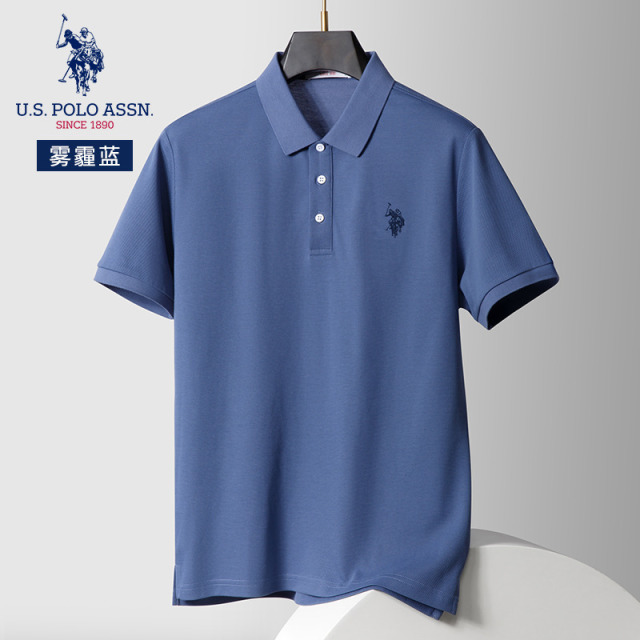 10771150.U.S.POLO ASSN.夏季经典小马标刺绣Polo