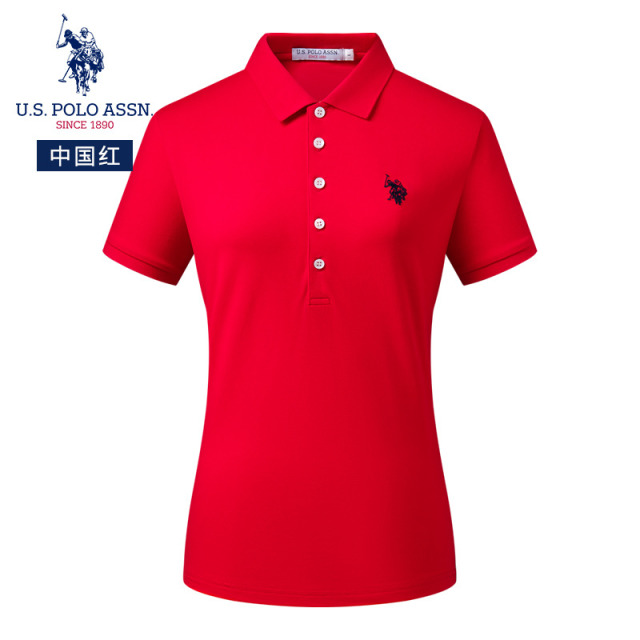 10772125.U.S.POLO ASSN经典款女士短袖polo衫