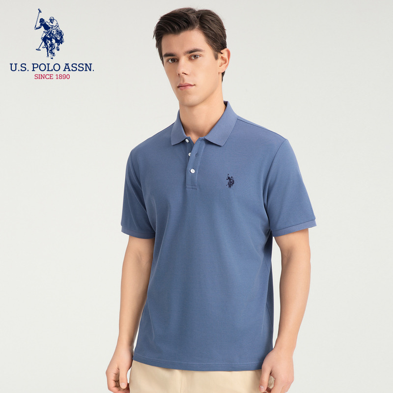 10771150.U.S.POLO ASSN.夏季经典小马标刺绣Polo