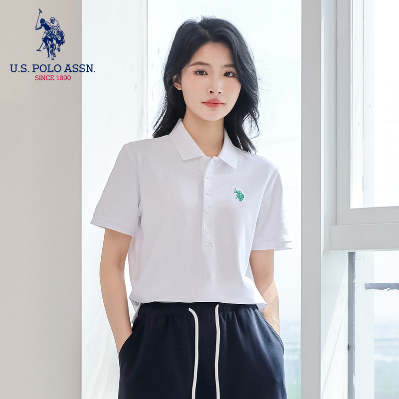 10772115.U.S.POLO ASSN新款女士小马标POLO衫