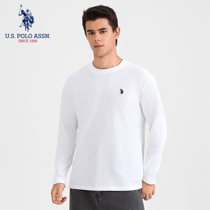 11263065.U.S. POLO ASSN,舒绒棉男女长袖T恤