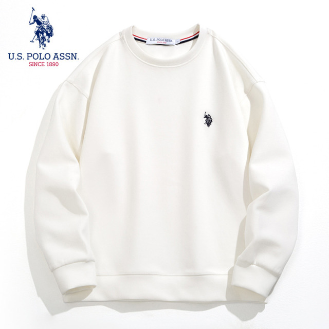 11715000.U.S.POLO ASSN.男女款空气层春秋圆领卫衣