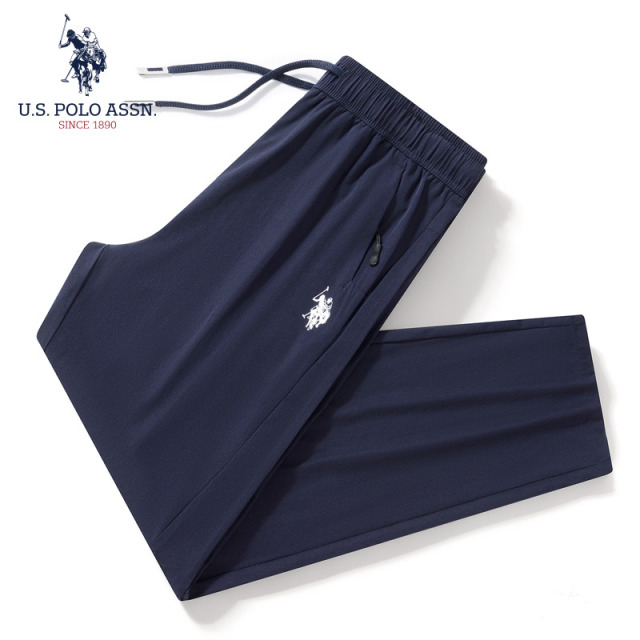 12032733.U.S.POLO ASSN,夏季男式冰离子速干裤休闲长裤