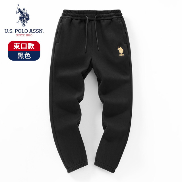 12546809.U.S.POLO ASSN.男女款秋款加绒防风卫裤