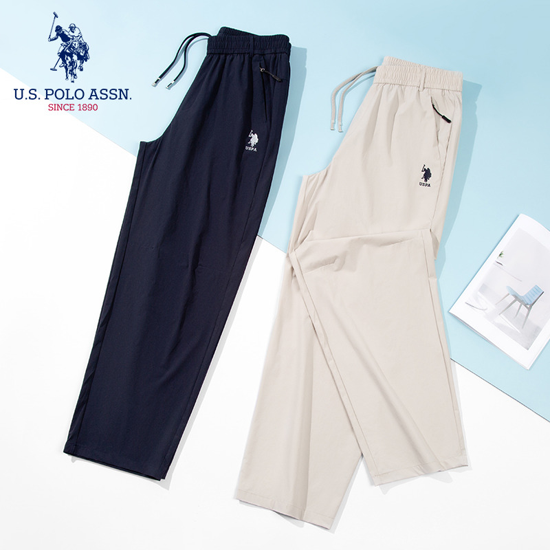13640140.U.S. POLO ASSN.新款男女休闲速干长裤
