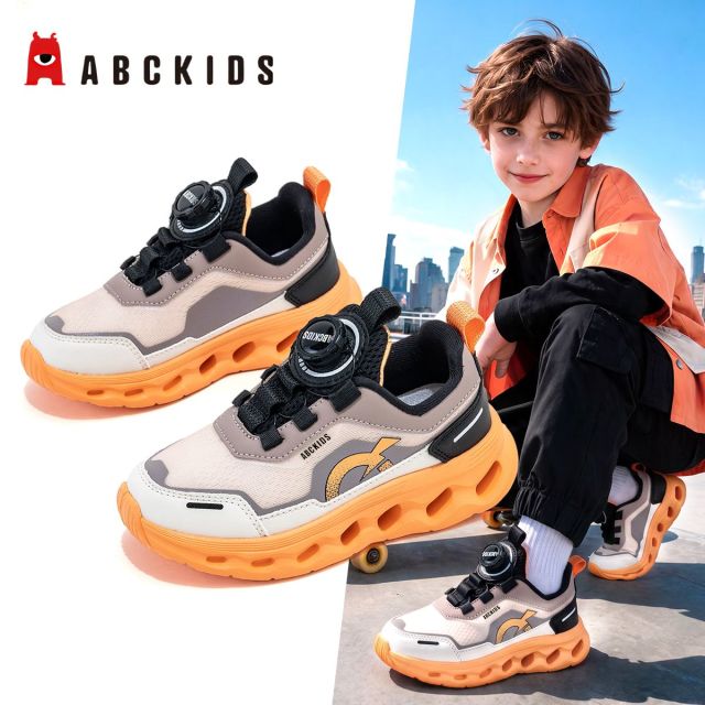 13730264.ABC kids童鞋新款运动鞋儿童休闲鞋男女童防滑轻户外登山鞋