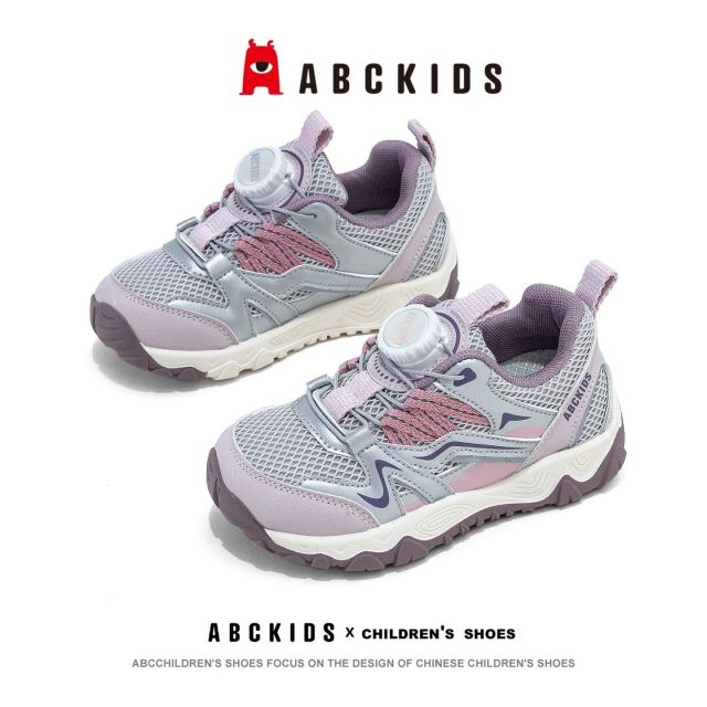 13730427.ABC kids男童登山鞋儿童网面运动鞋户外女童跑步鞋