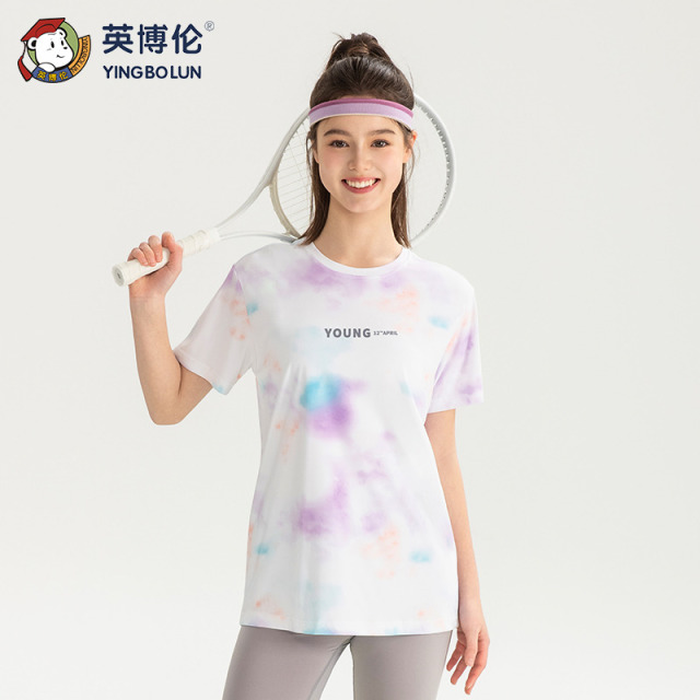 13526072.英博伦女生速干短袖T恤薄款2026夏季少女防晒透气圆领上衣
