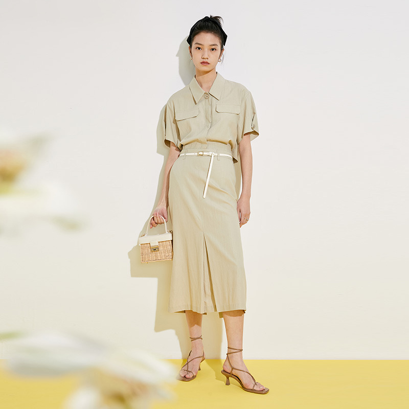 13272834.女士韩版休闲衬衫 夏季新款设计感小众上衣潮MWWS320G