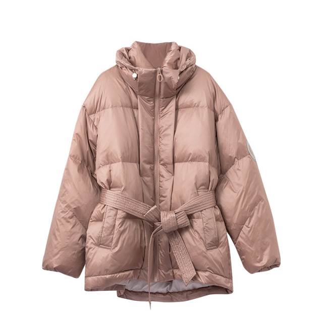 13272798.2023秋冬商场同款宽松亮面材质羽绒服HVDJ720C
