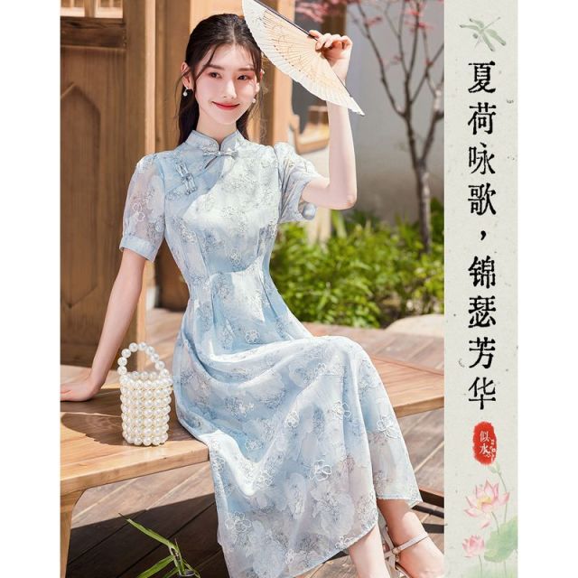 10719012.夏装新款小众时尚连衣裙