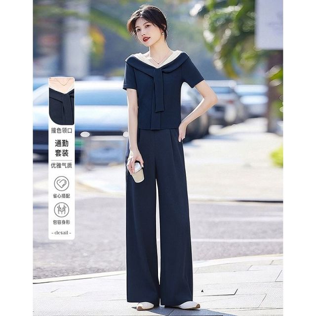 13435514.【26夏日穿搭】设计感小众时尚气质显瘦小个子女式通勤套装