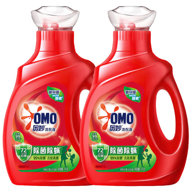 13365637.奥妙除菌除螨洗衣液1kg*2瓶