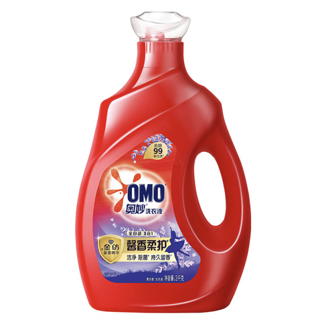 13490461.奥妙全自动含金纺洗衣液 薰衣草3kg