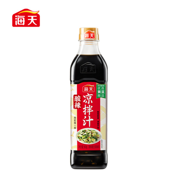 13393262.海天酸辣凉拌汁560g家常鲜的凉拌菜调料汁黄瓜海鲜凉面调味油醋