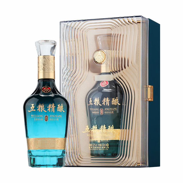 12693779.五粮液股份 五粮精酿佳酿 浓香型白酒 52度 500mL