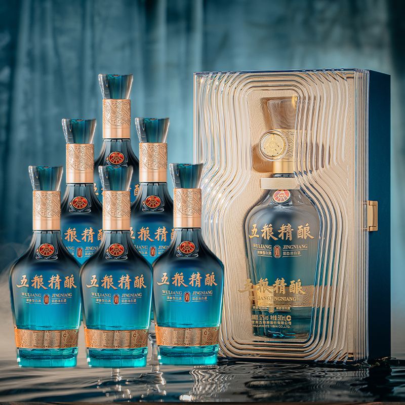 12693779.五粮液股份 五粮精酿佳酿 浓香型白酒 52度 500mL