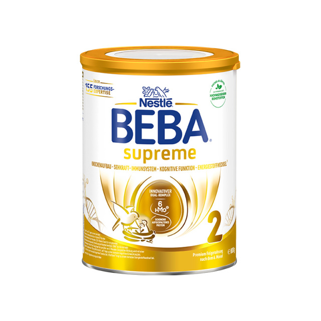 12104383.德国雀巢BEBA SUPREME新版6种HMO超高端婴幼儿奶粉2段（6-12个月）单罐装