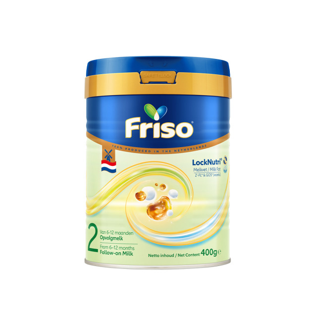 12388947.【品牌直供 白金版升级】Friso美素佳儿荷兰白金版升级版婴幼儿奶粉2段400g 单罐装