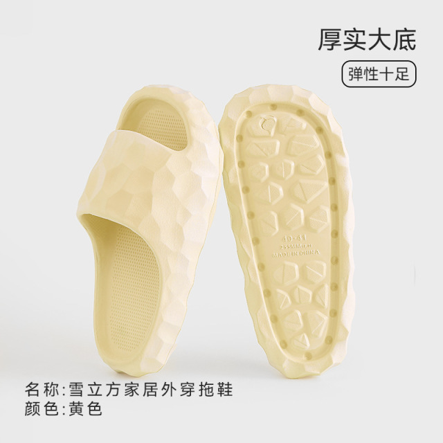 13703815.【三利官方旗舰店】女士拖鞋夏季居家浴室洗澡防滑室外踩屎感男凉拖鞋EVA