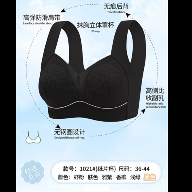 11276437.冬季上新可调节背心式舒适显瘦大胸显小调整型聚拢收副乳内衣女