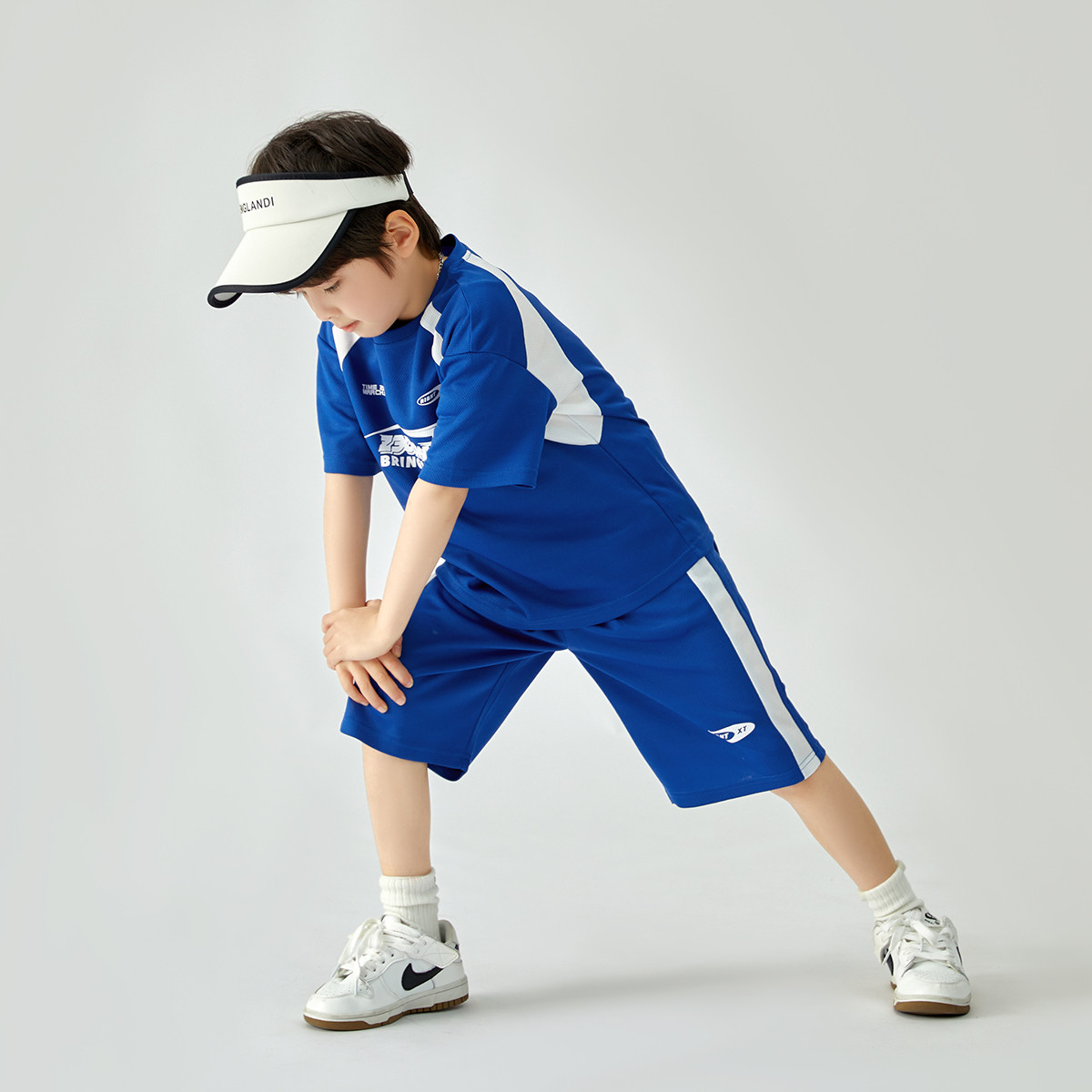 13309660.多多家男童运动套装2026夏装新款儿童中大童快干透气网眼短袖短裤