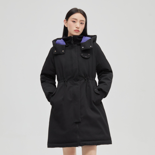 10917867.艾莱依时尚羽绒服女秋冬季设计感小众爆款中长款外套潮