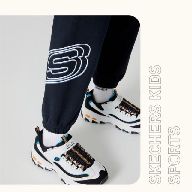 11826155.Skechers斯凯奇男女童运动休闲长裤
