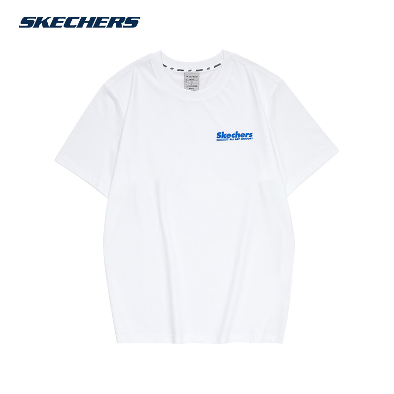 11006019.Skechers斯凯奇热销男女休闲运动T恤透气舒适