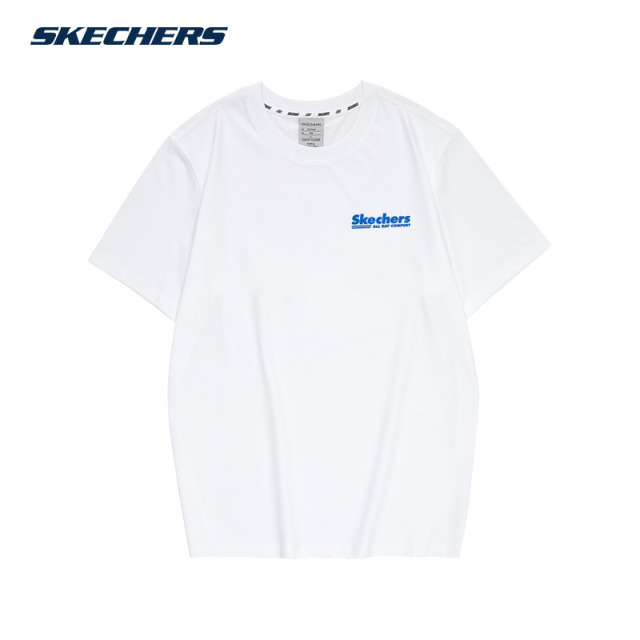 11006019.Skechers斯凯奇热销男女休闲运动T恤透气舒适