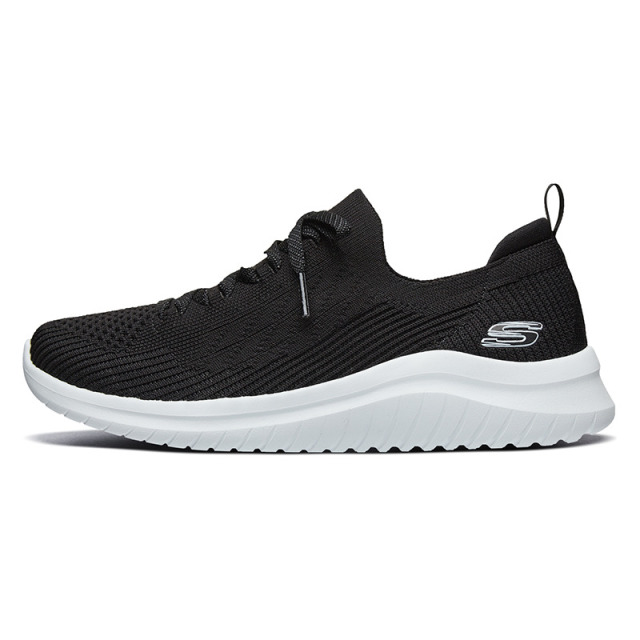 11536191.Skechers斯凯奇女鞋一脚蹬袜套休闲鞋针织网布运动休闲鞋