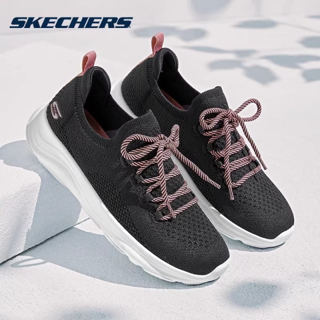 12160392.Skechers斯凯奇女鞋新款懒人一脚蹬网面透气休闲运动健步鞋117003