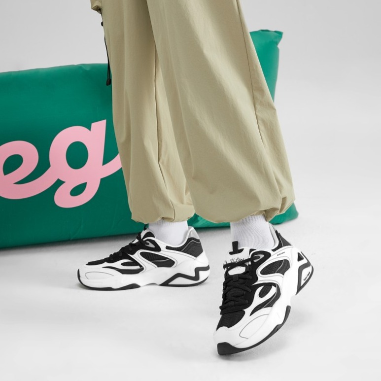 12324102.Skechers斯凯奇D'LITES系列时尚绑带运动鞋熊猫鞋女鞋149983
