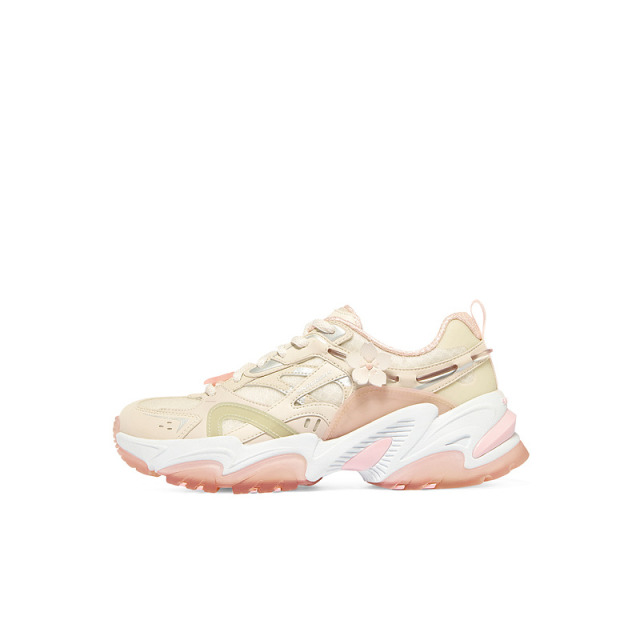 12618542.Skechers斯凯奇女鞋春夏新款花漾系列机甲老爹鞋复古运动鞋896116