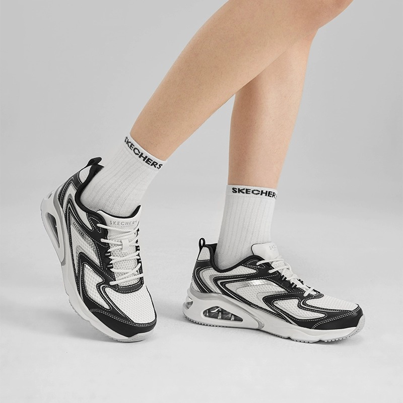 12695681.Skechers斯凯奇极光鞋蝴蝶鞋春季女子运动鞋厚底跑步休闲鞋177425
