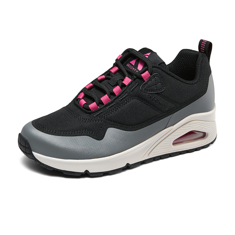 12699332.Skechers斯凯奇男女同款秋新款拼接缓震运动休闲鞋177122