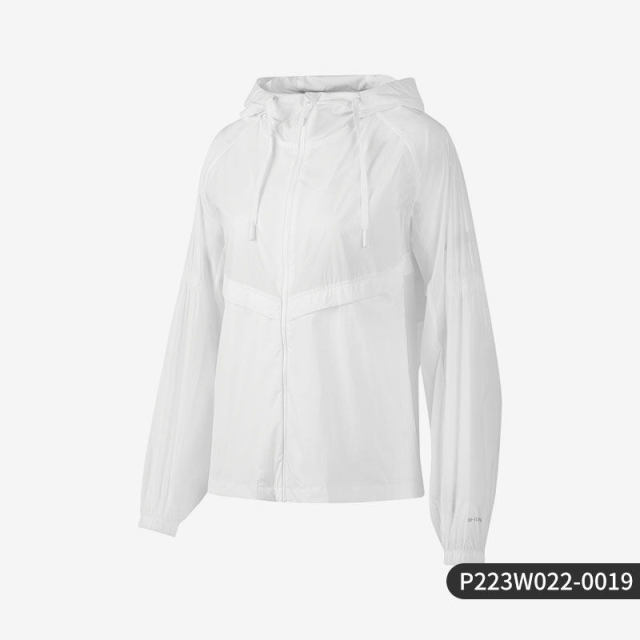 13213704.Skechers/斯凯奇正品夏季女子凉感梭织连帽薄款外套P223W022