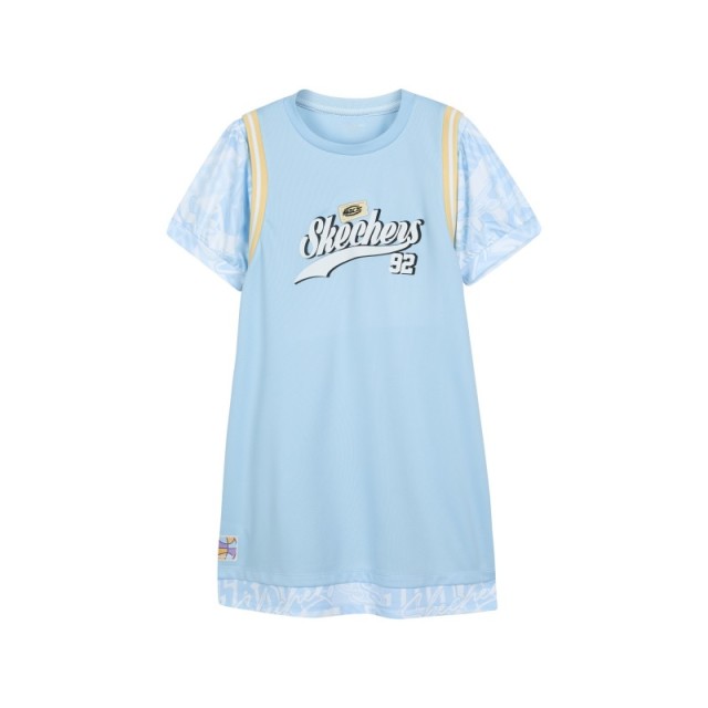 13287732.Skechers/斯凯奇正品夏季新款儿童运动透气潮流短袖T恤P223G089