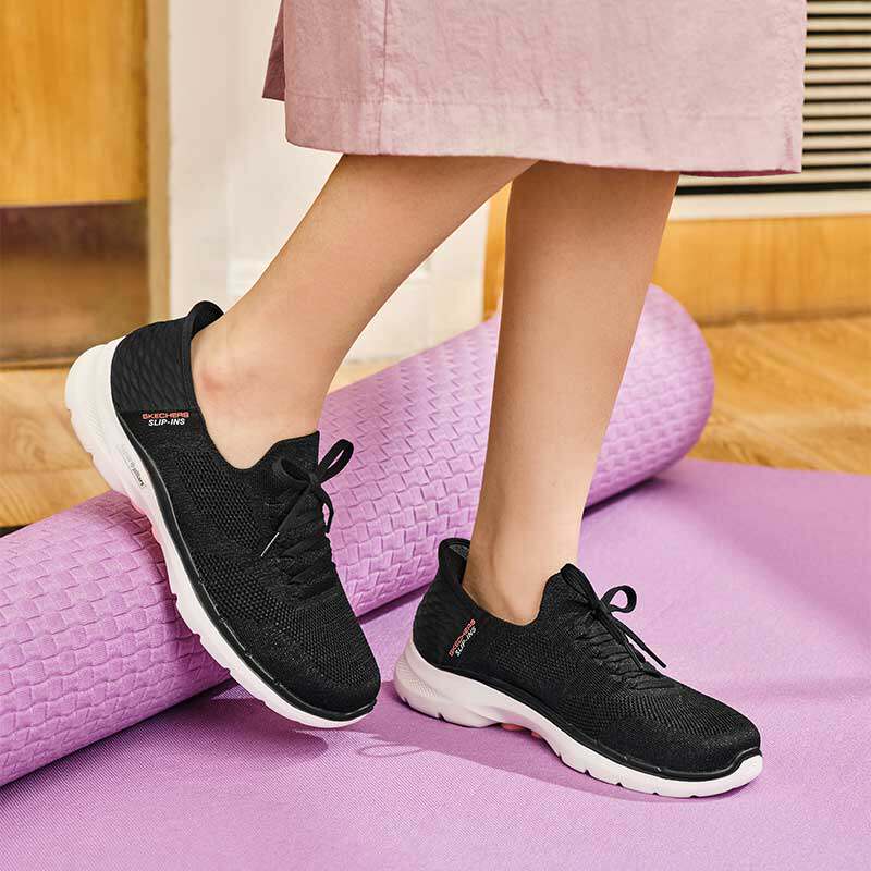 13434335.Skechers斯凯奇女士一脚蹬健步鞋2025夏季轻便休闲鞋124568