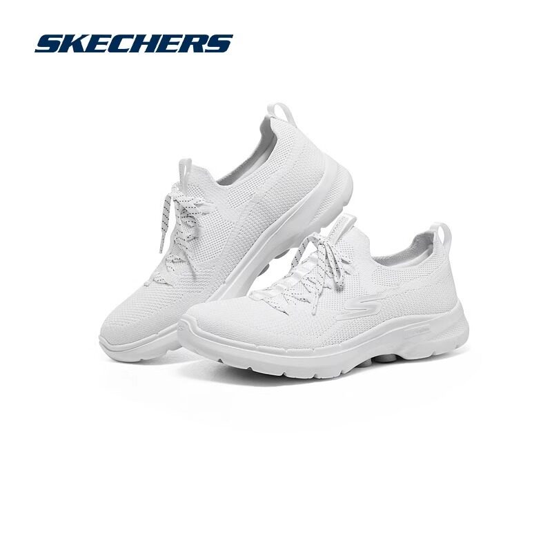 13529181.Skechers斯凯奇正品女鞋懒人一脚蹬缓震健步鞋散步鞋运动鞋124620