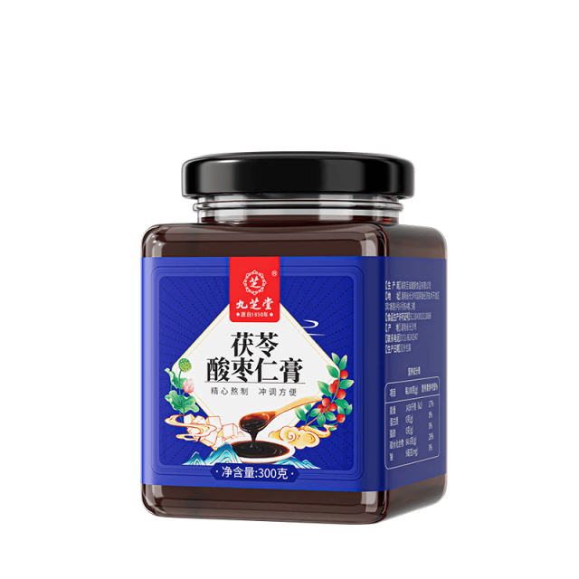 13440991.九芝堂酸枣仁膏百合茯苓桑葚炒酸枣仁粉睡眠喝滋补养生300g