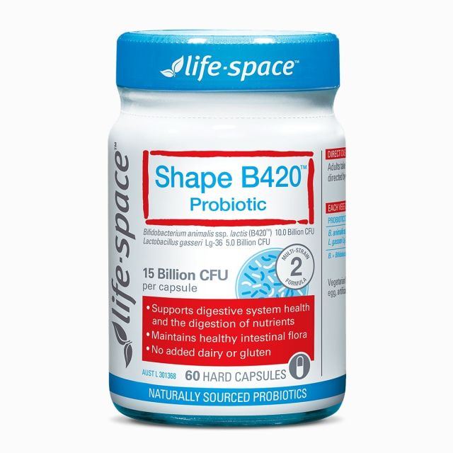 11950877.【王一博同款】lifespace塑身B420身材肠胃肠道营养益生菌60粒/瓶