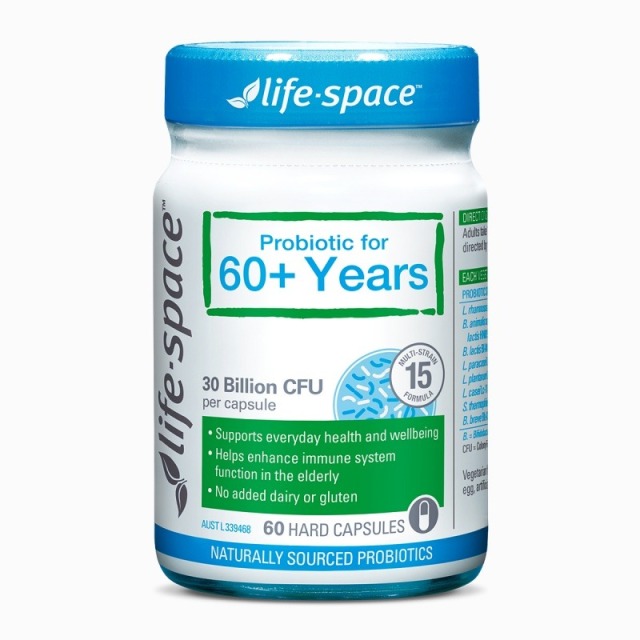11950891.lifespace老年人益生菌胶囊60岁以上60粒 呵护肠胃健康