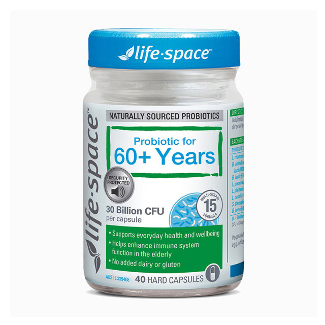 11950882.life space中老年人益生菌常青瓶养护肠胃40粒 大顺菌肠胃呵护 澳洲进口